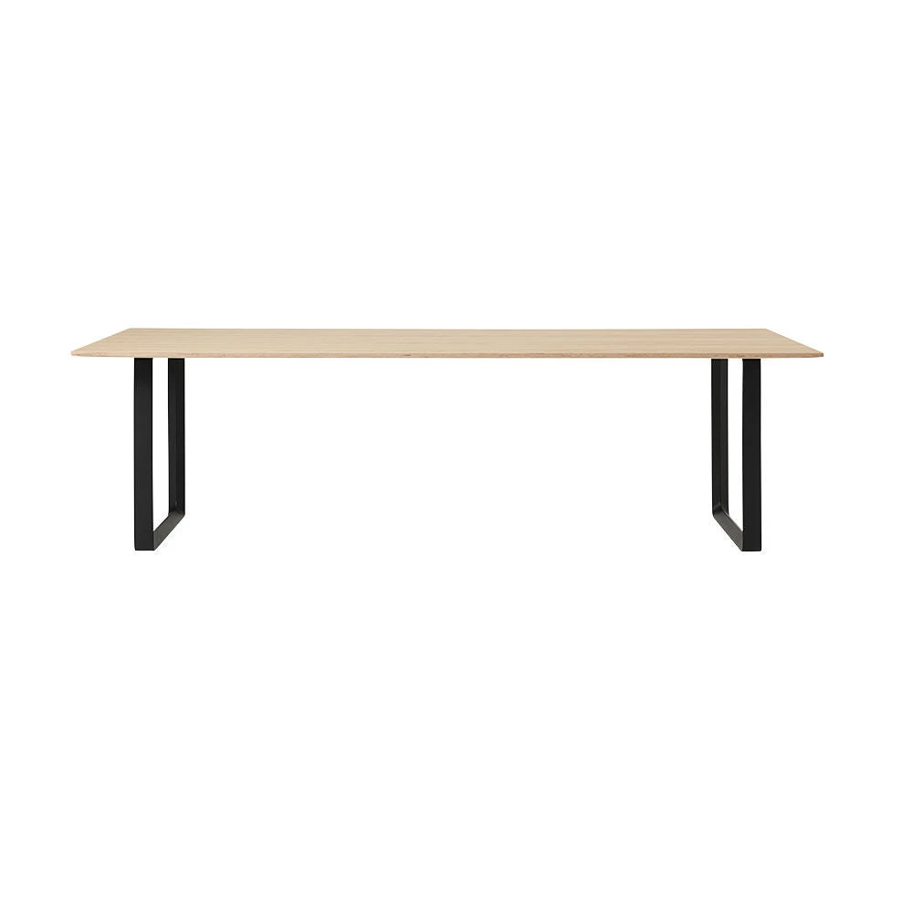 Muuto | 70/70 Table | Oak Veneer + Black Base 225x90cm - Image 2