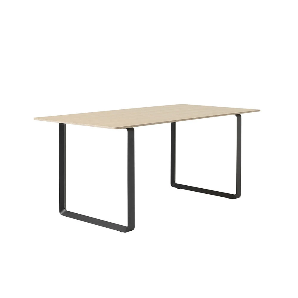 Muuto | 70/70 Table | Oak Veneer + Black Base 170x85cm