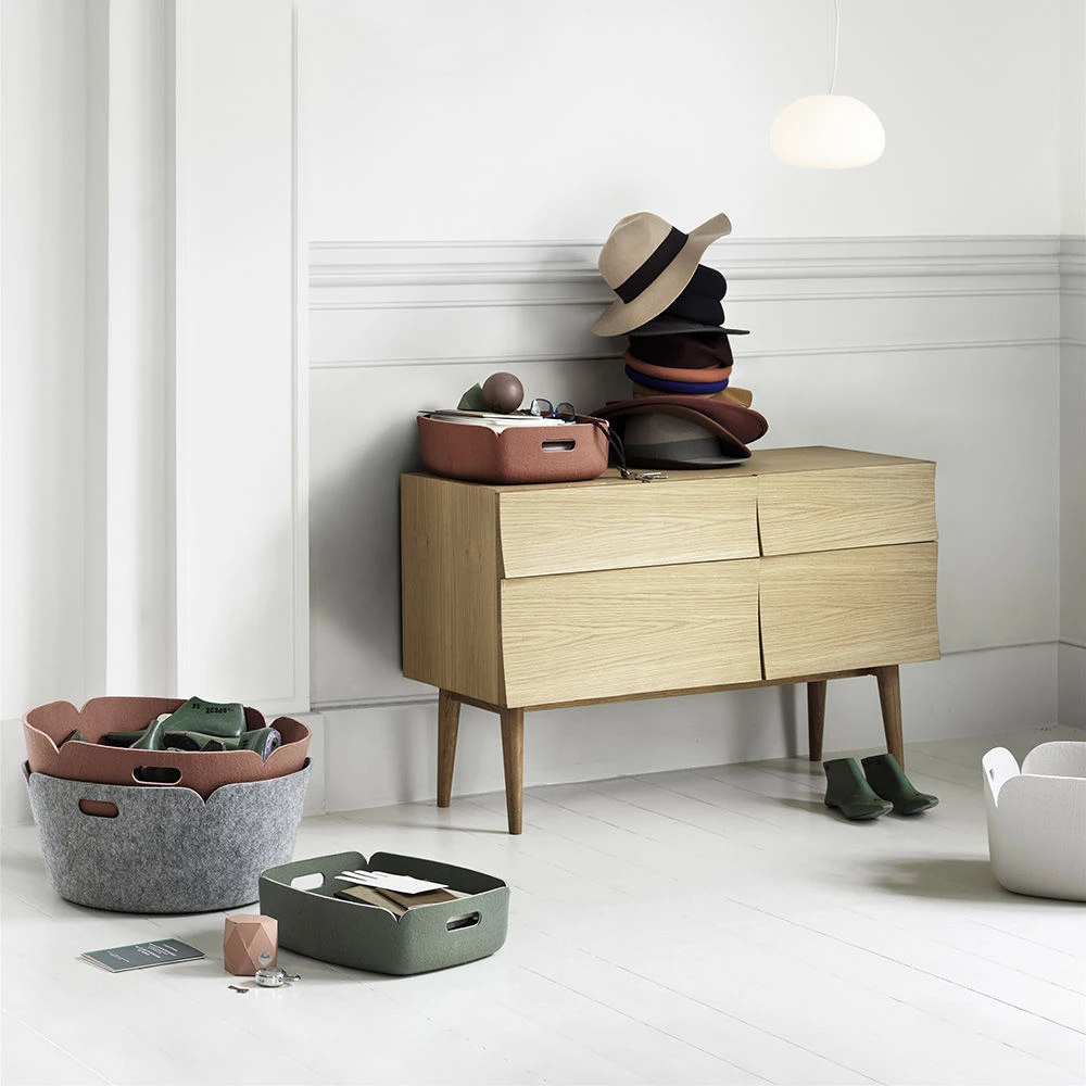 Muuto | Restore Round Basket | Grey Melange - Image 2