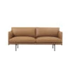 Muuto | Outline Sofa 2 Seater | Refine Leather Cognac