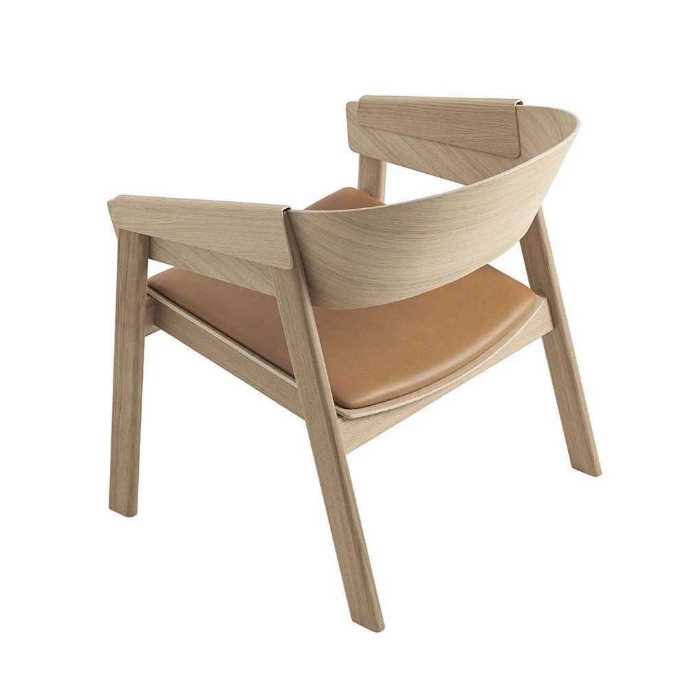 Muuto | Cover Lounge Chair | Oak + Cognac Leather - Image 3