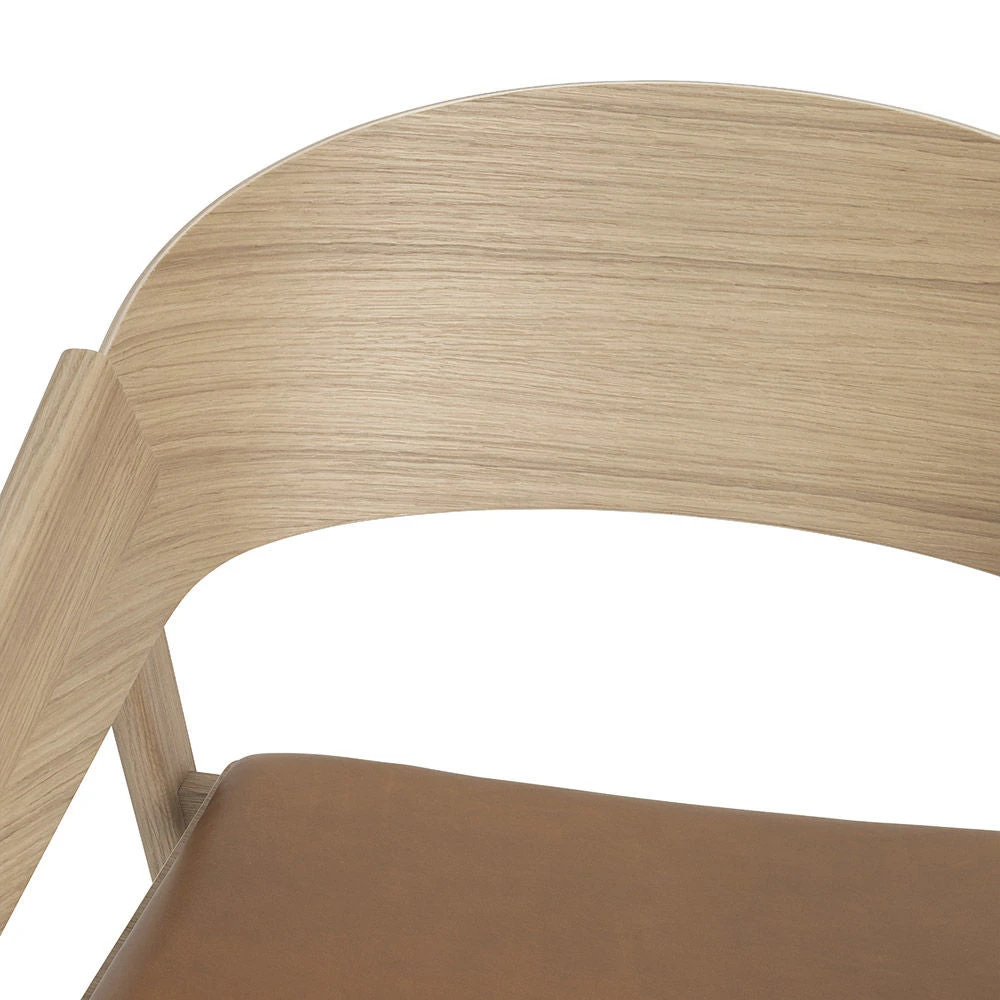Muuto | Cover Lounge Chair | Oak + Cognac Leather - Image 5