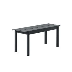 Muuto | Linear Steel Bench | Anthracite Black 110cm - EX DISPLAY