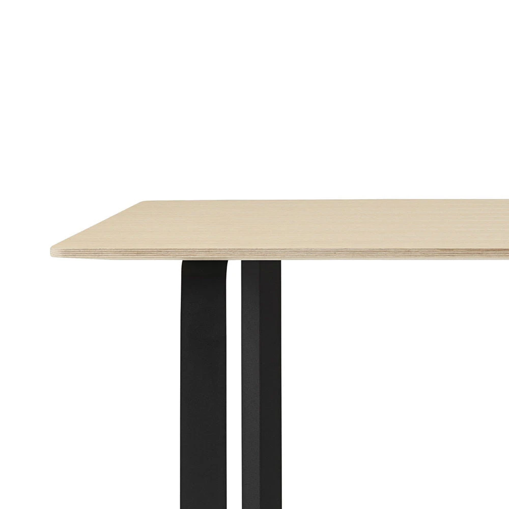 Muuto | 70/70 Table | Oak Veneer + Black Base 170x85cm - Image 3
