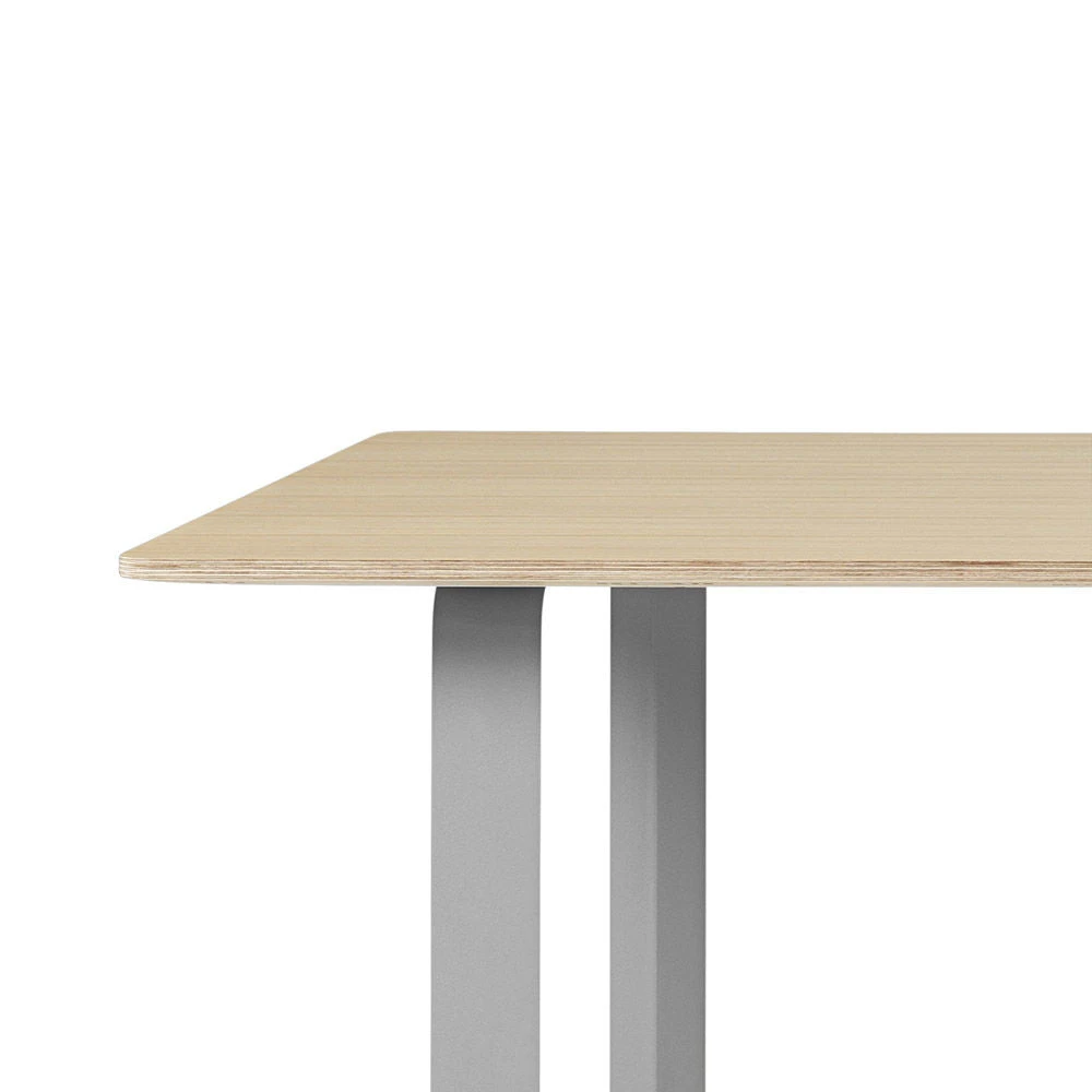 Muuto | 70/70 Table | Oak Veneer + Grey Base 170x85cm - Image 2
