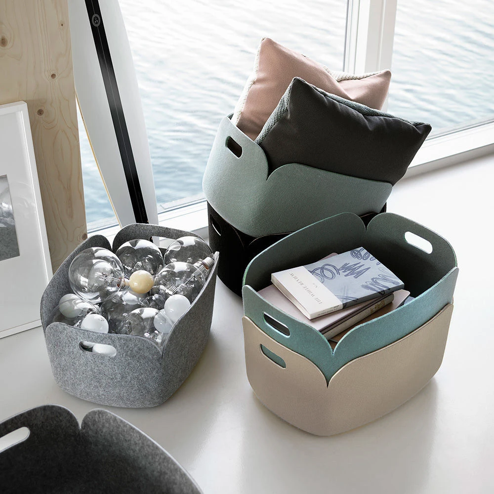 Muuto | Restore Basket 48cm | Dusty Green - Image 3