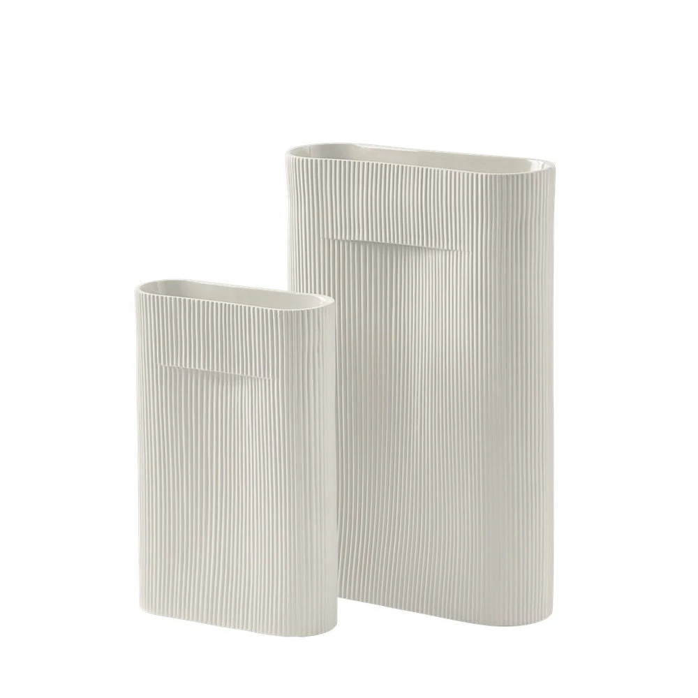 Muuto | Ridge Vase | Off White 48.5cm - DC - Image 9