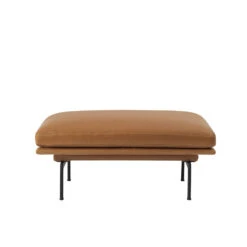 Muuto | Outline Pouf | Refine Leather Cognac