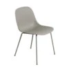 Muuto | Fiber Side Chair | Tube Base | Grey Recycled + Grey ~ DC