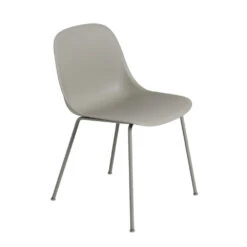 Muuto | Fiber Side Chair | Tube Base | Grey Recycled + Grey ~ DC