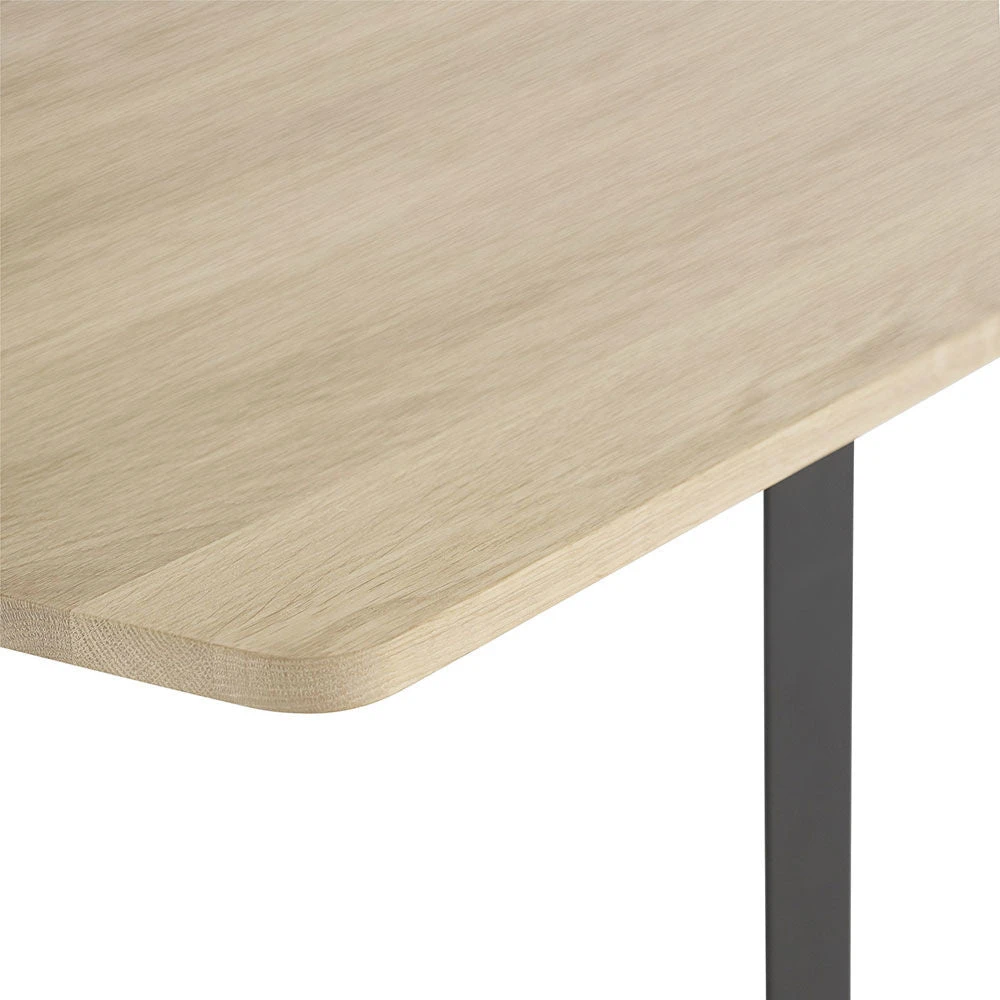 Muuto | 70/70 Table | Solid Oak + Black Base 225x90cm - Image 3