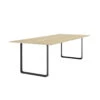 Muuto | 70/70 Table | Solid Oak + Black Base 225x90cm