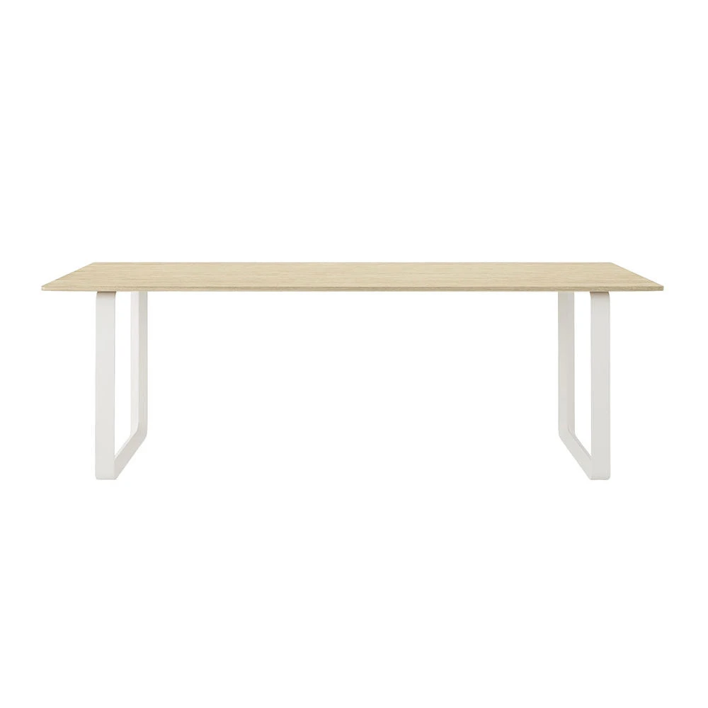 Muuto | 70/70 Table | Solid Oak + White Base 225x90cm - Image 5
