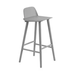 Muuto | Nerd Bar Stool | 75cm Grey ~ DC