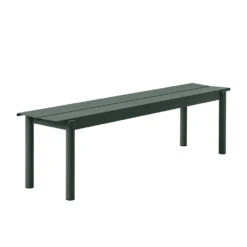Muuto | Linear Steel Bench | Dark Green 170cm