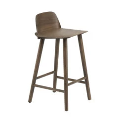 Muuto | Nerd Counter Stool | 65cm Stained Dark Brown ~ DC