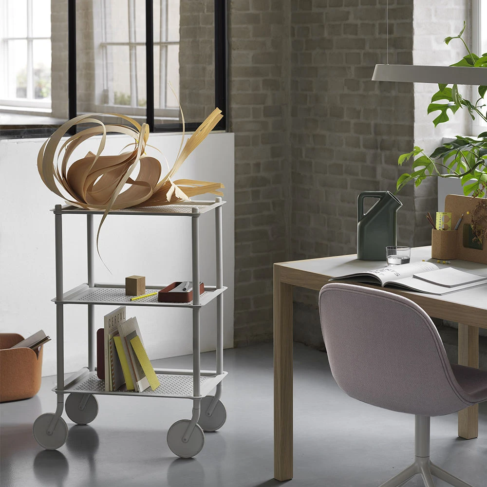 Muuto | Flow Trolley 3 Layer | Grey - Image 2