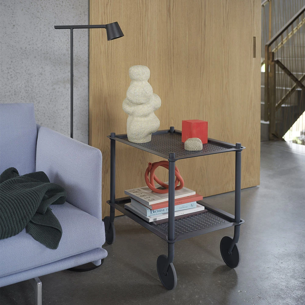Muuto | Flow Trolley 2 Layer | Blue Grey - Image 2