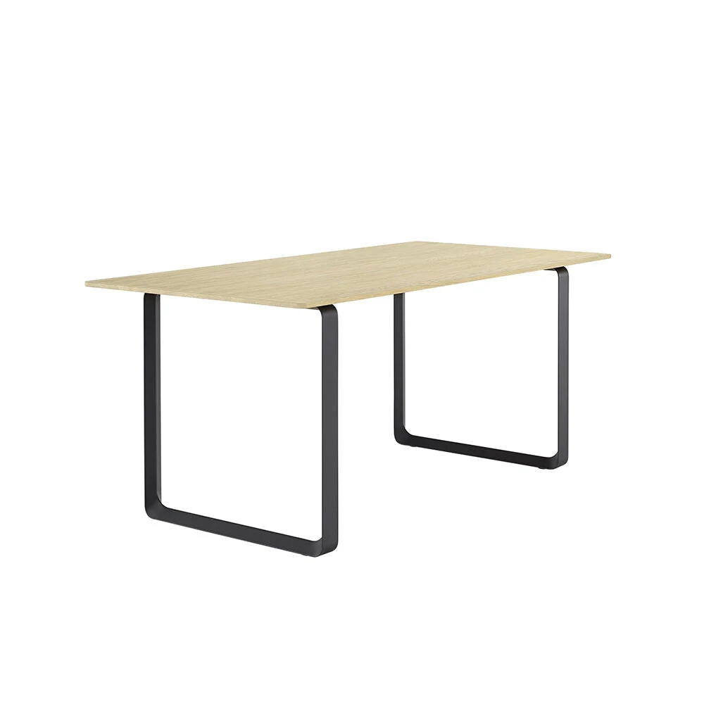 Muuto | 70/70 Table | Solid Oak + Black Base 170x85cm