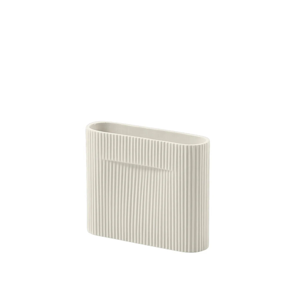 Muuto | Ridge Vase | Off White 16.5cm - DC
