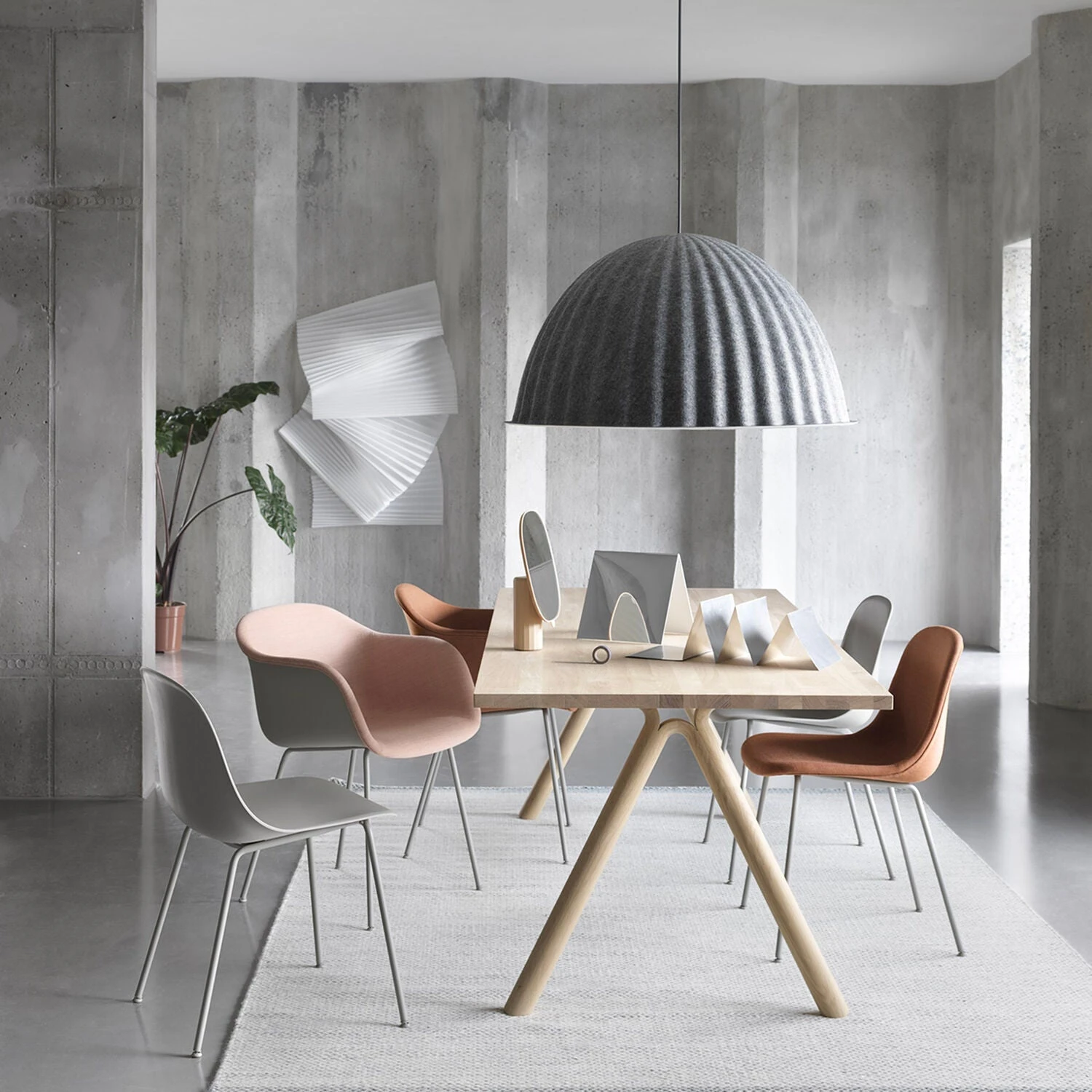 Muuto | Under The Bell Pendant | Grey 82cm - Image 2