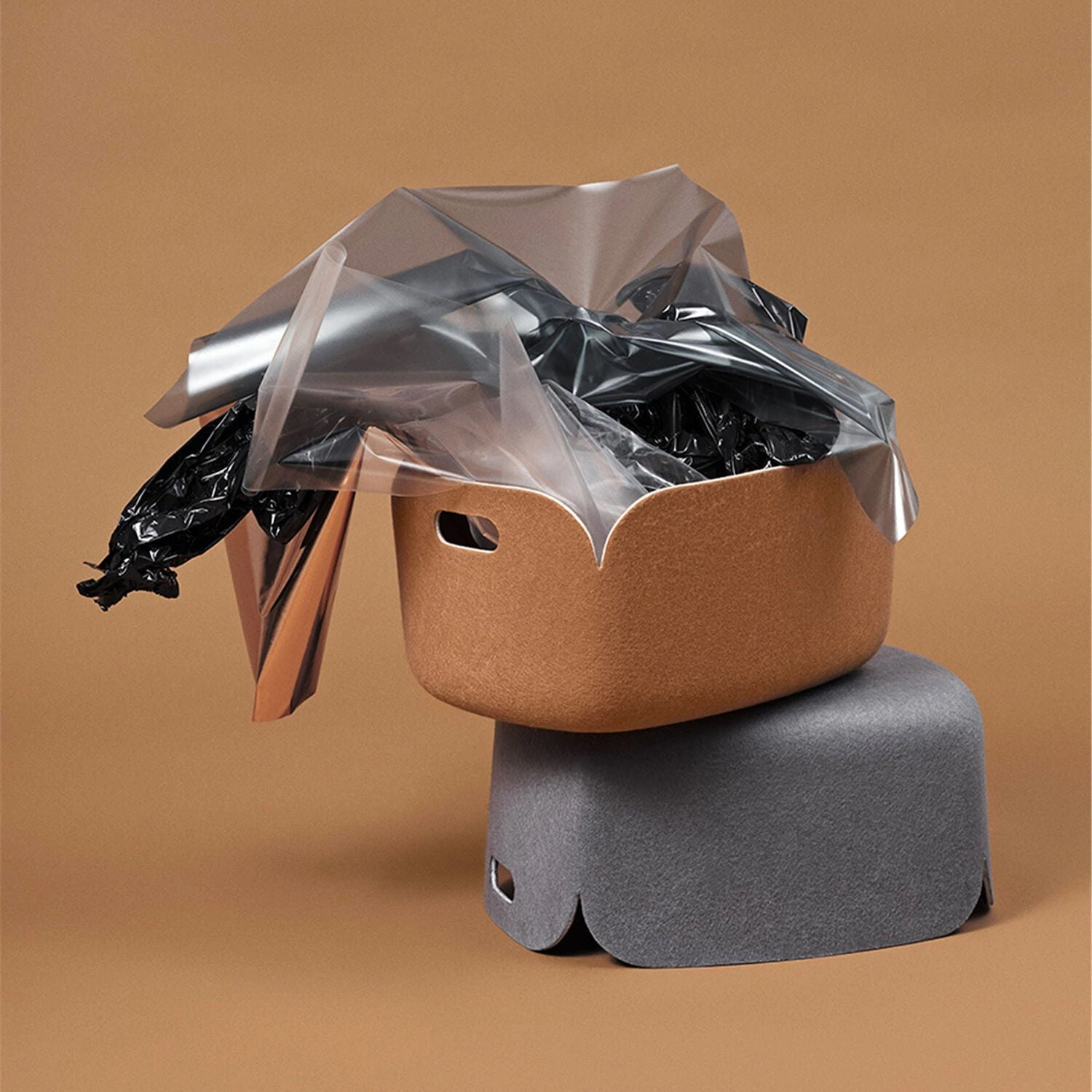 Muuto | Restore Basket 48cm | Burnt Orange - Image 2