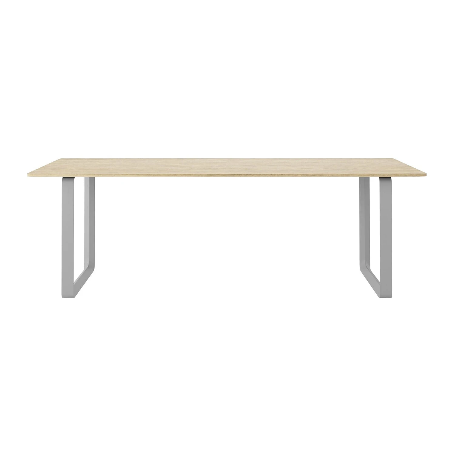 Muuto | 70/70 Table | Solid Oak + Grey Base 225x90cm - Image 5