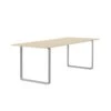 Muuto | 70/70 Table | Solid Oak + Grey Base 225x90cm