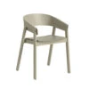 Muuto | Cover Armchair | Dark Beige + Stone Leather