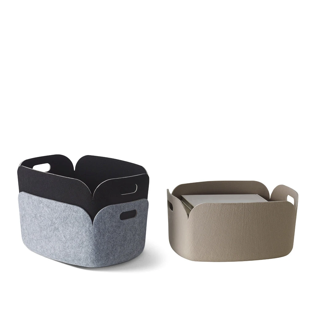Muuto Restore Basket Blue Grey - Image 3
