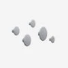 Muuto Dots Hooks Wood Set Grey