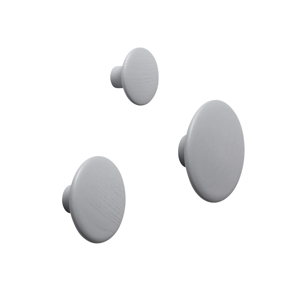 Muuto Dots Hook Wood Grey Small - Image 4
