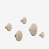Muuto Dots Hooks Wood Set Oak