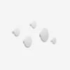 Muuto Dots Hooks Wood Set White