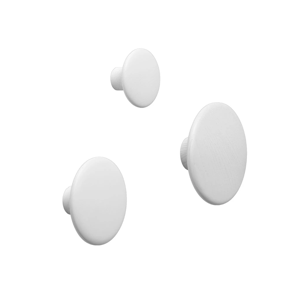 Muuto Dots Hook Wood White Large - Image 4