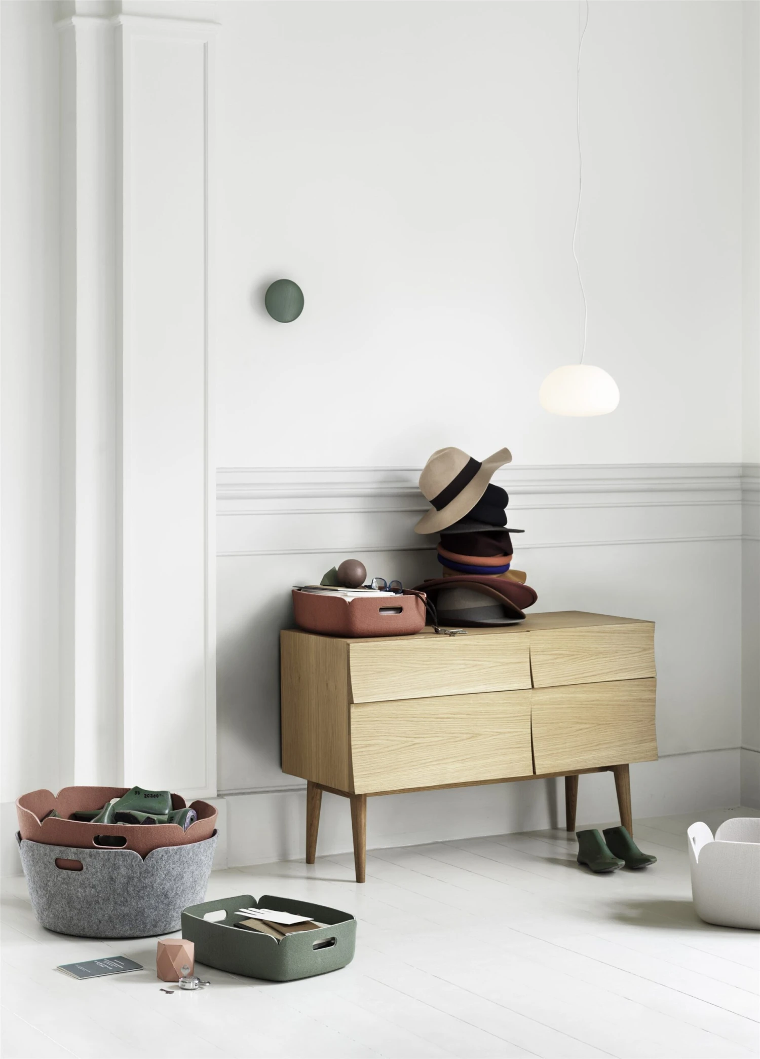 Muuto Restore Round Basket Midnight Blue - Image 2