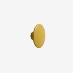 Muuto Dots Hook Wood Mustard Yellow Medium