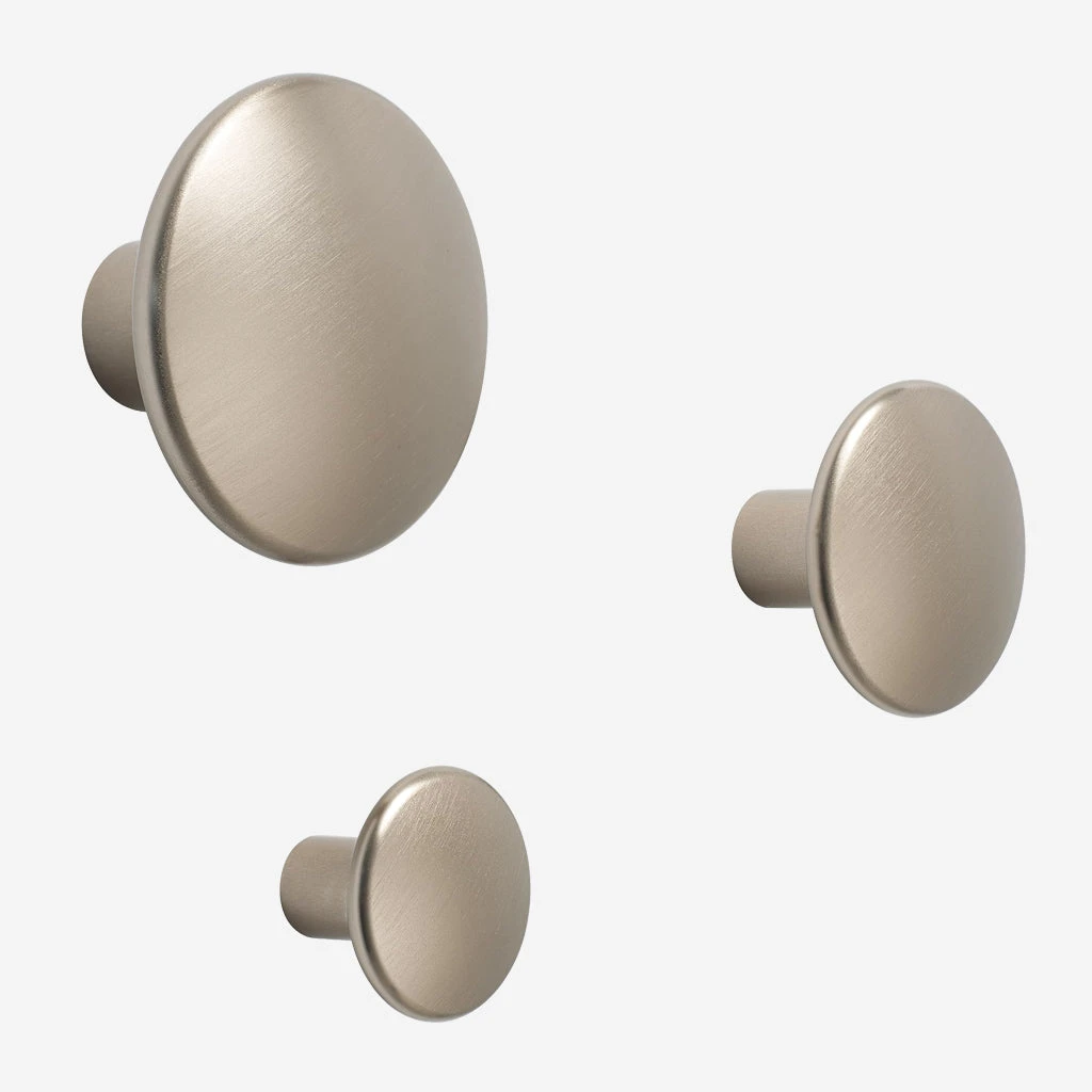 Muuto Dots Hook Metal Taupe Small - Image 2