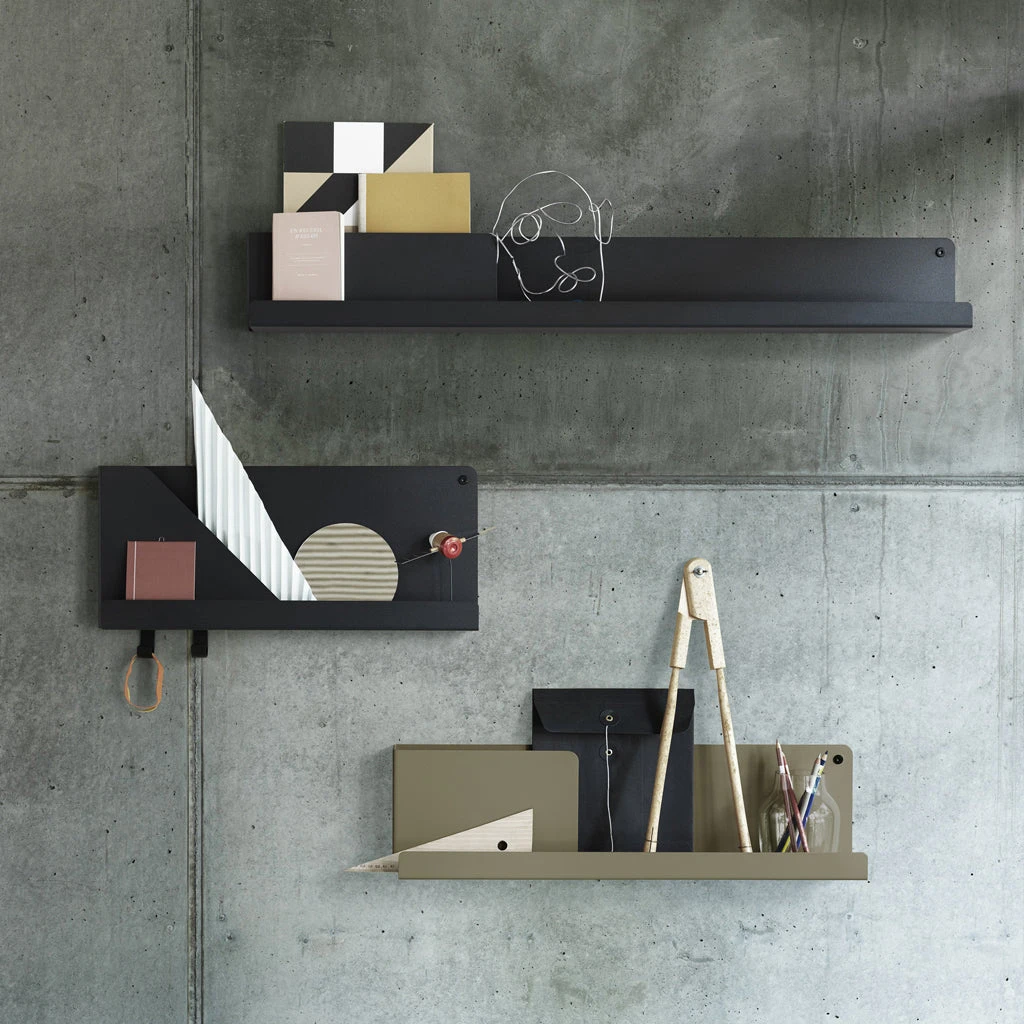 Muuto Folded Shelf Medium Black - Image 2