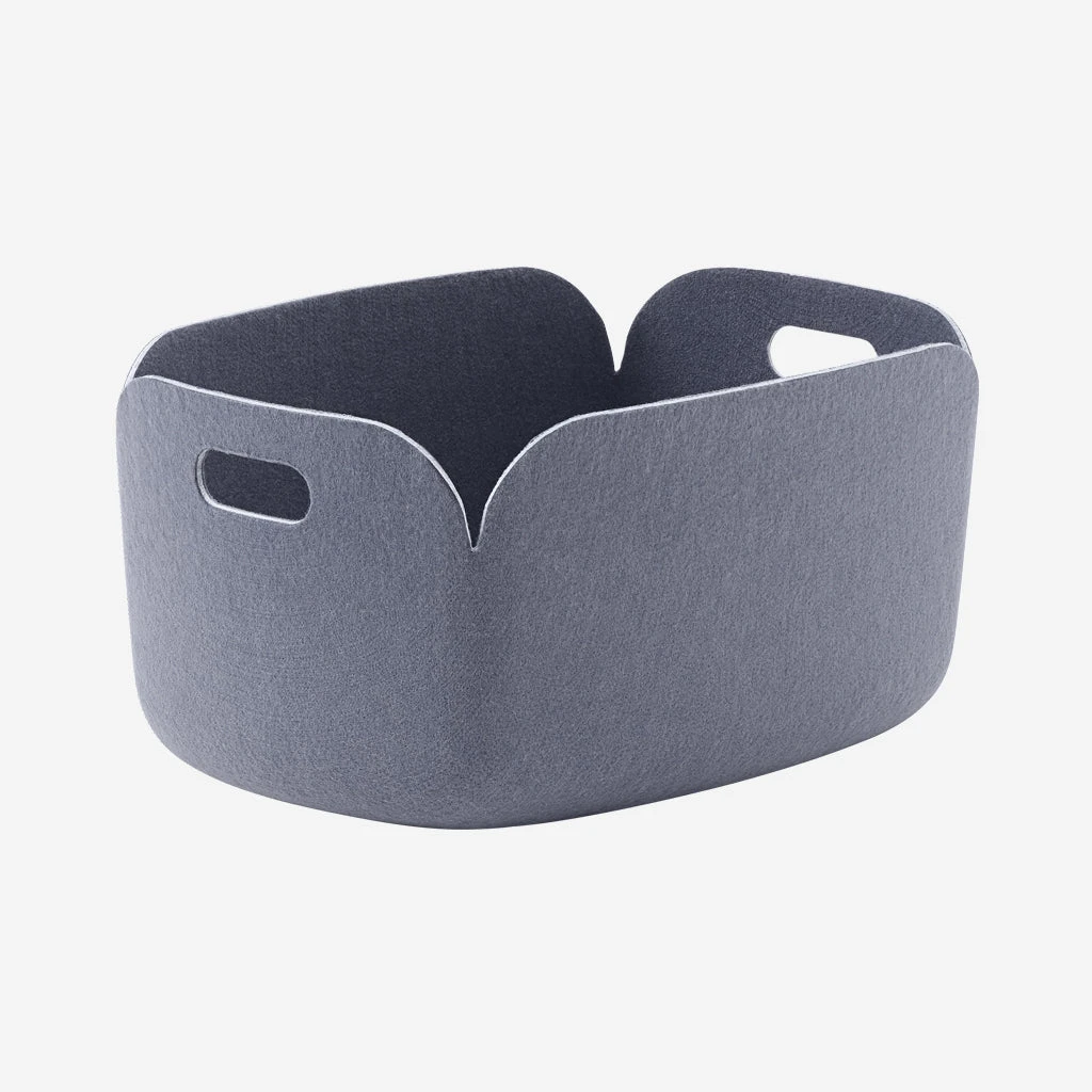 Muuto Restore Basket Blue Grey - Image 4