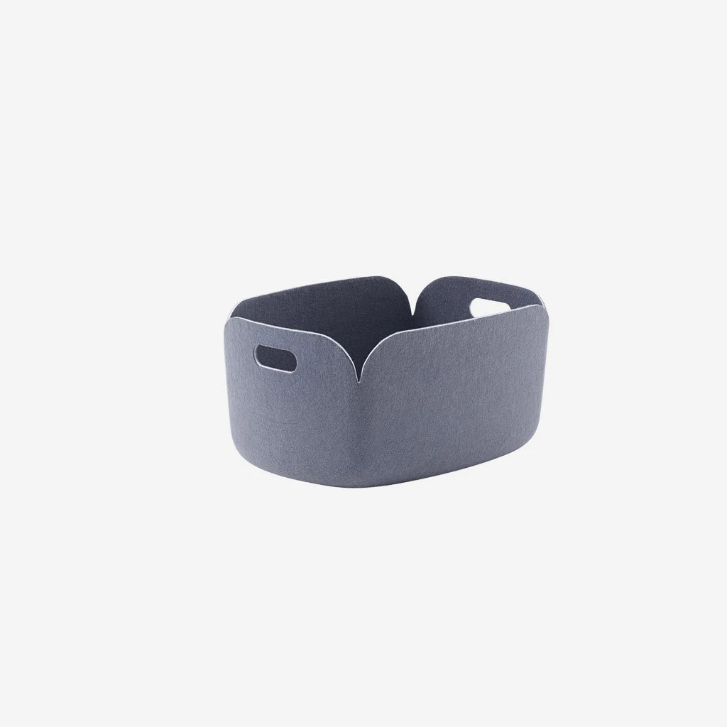 Muuto Restore Basket Blue Grey