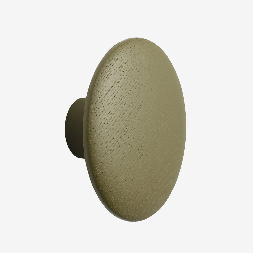 Muuto Dots Hook Wood Brown Green Medium - Image 5