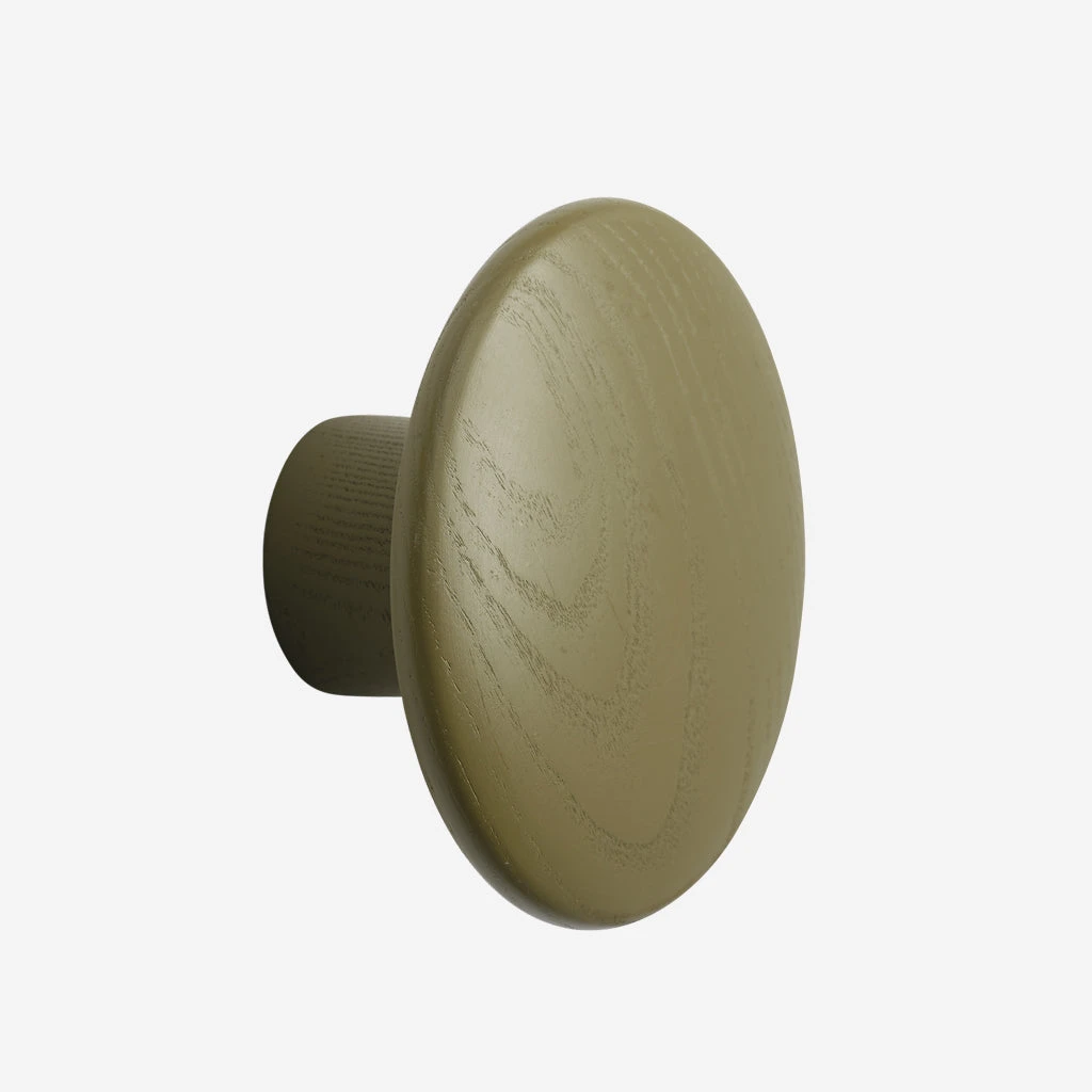 Muuto Dots Hook Wood Brown Green Small - Image 4