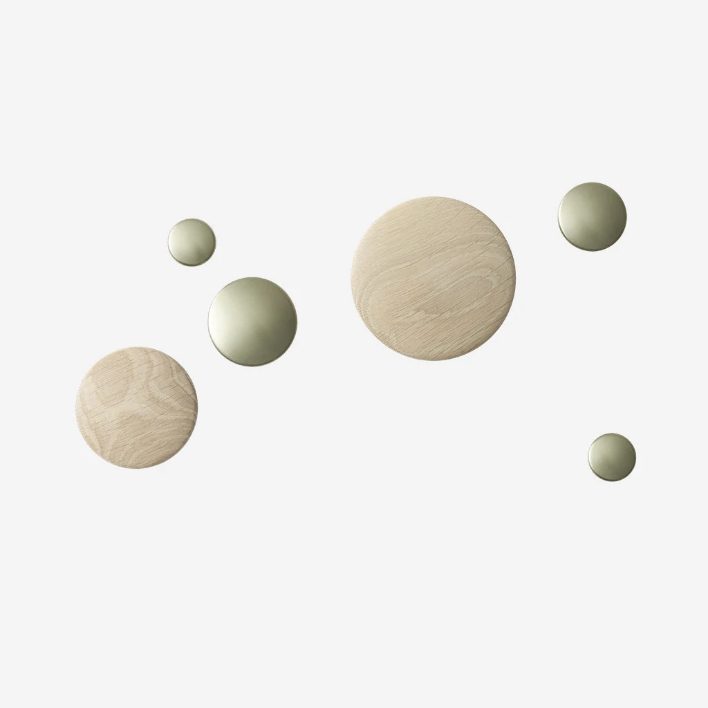 Muuto Dots Hook Metal Light Green Small - Image 2