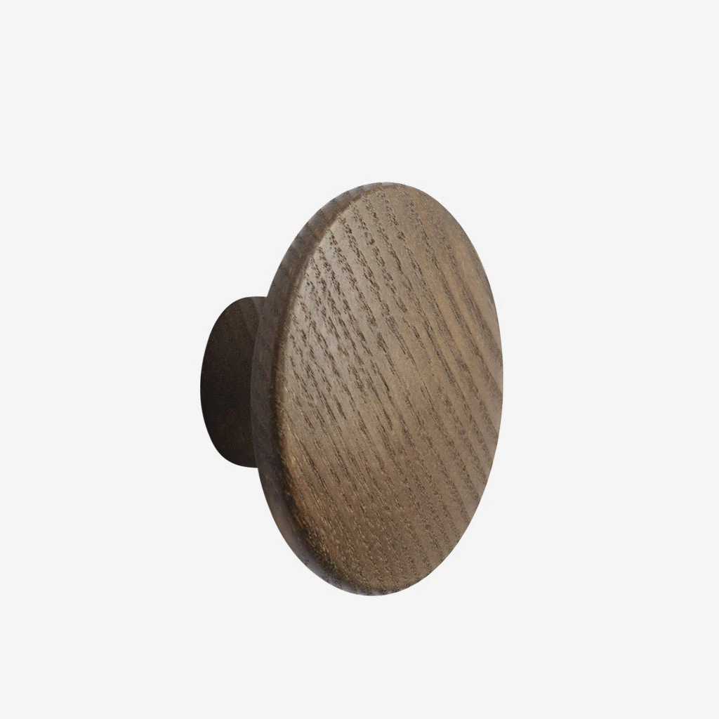 Muuto Dots Hook Wood Stained Dark Brown Extra Small - Image 3