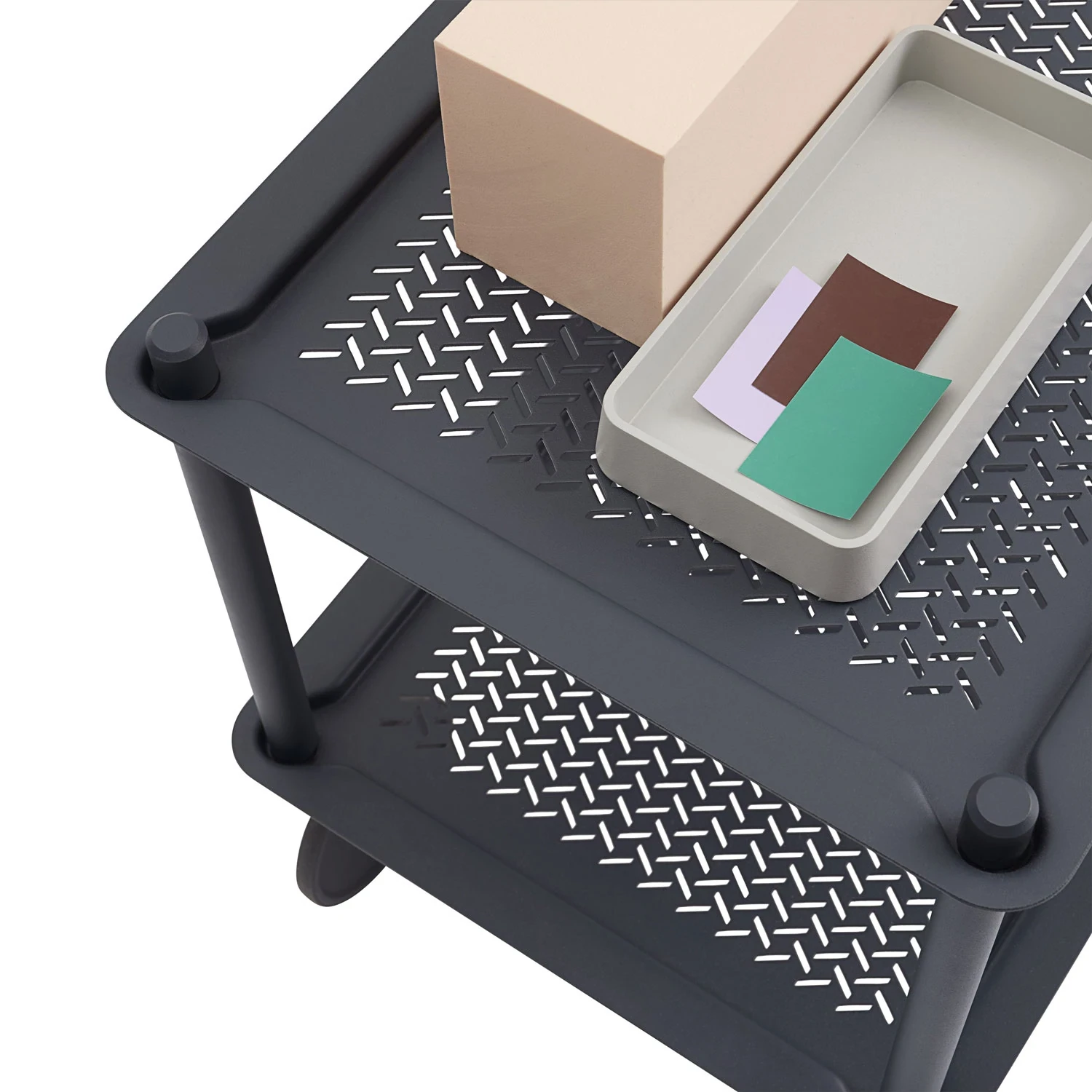 Muuto | Flow Trolley 2 Layer | Blue Grey - Image 3