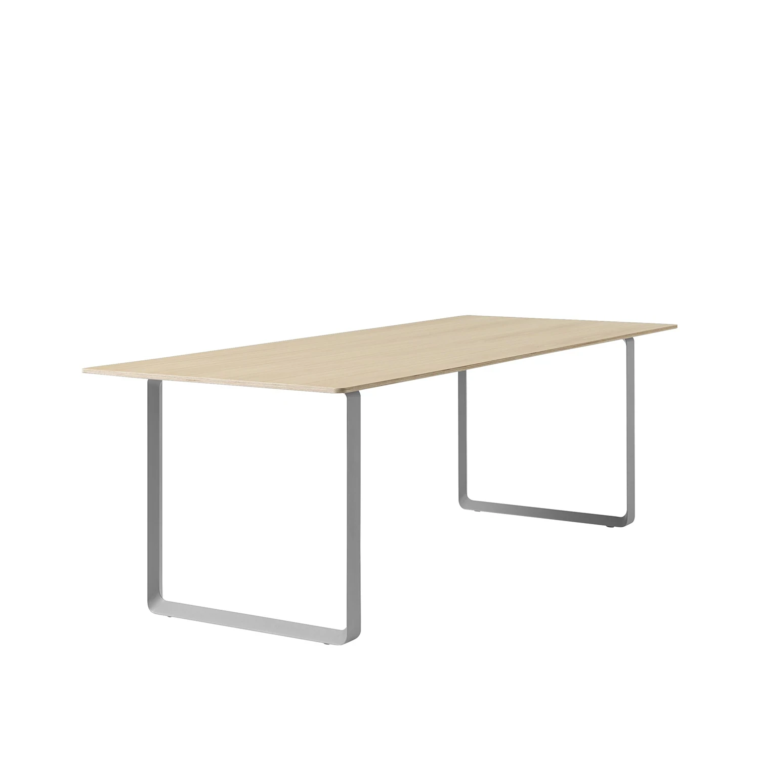 Muuto | 70/70 Table | Oak Veneer + Grey Base 225x90cm - Image 7