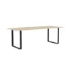 Muuto | 70/70 Table | Oak Veneer + Black Base 225x90cm