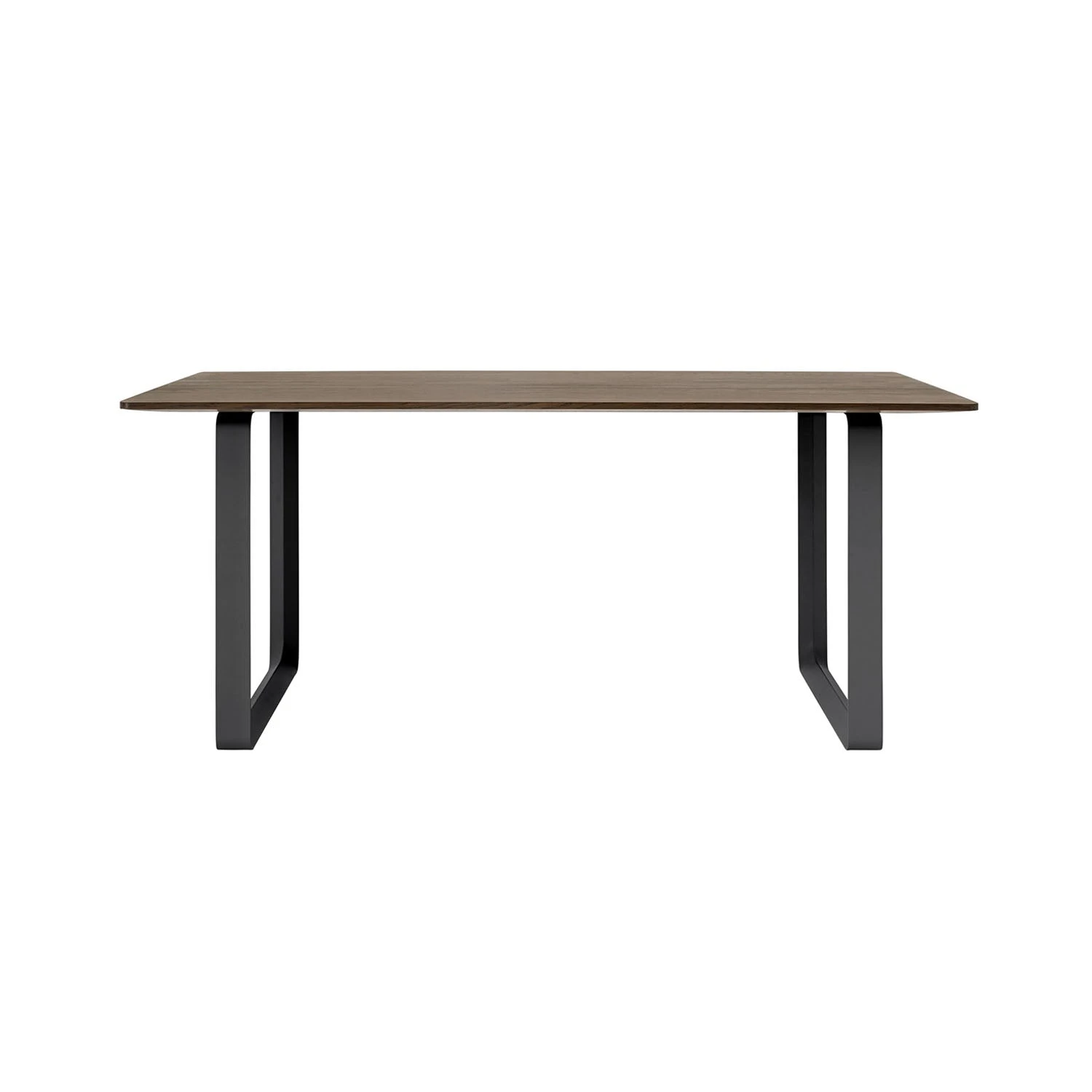 Muuto | 70/70 Table | Solid Smoked Oak + Black Base 170x85cm - Image 5