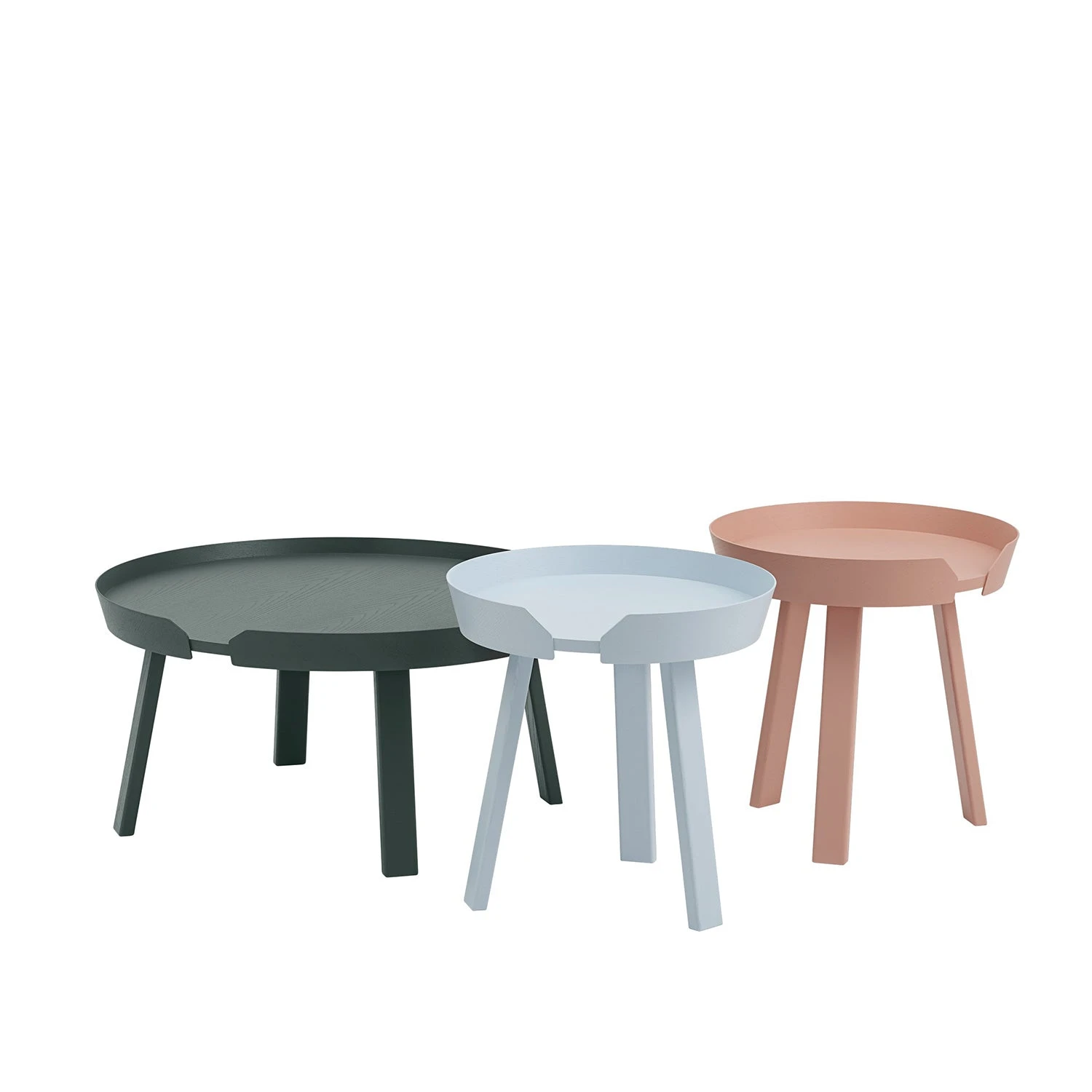 Muuto | Around Coffee Table | Large Dark Green - Image 6